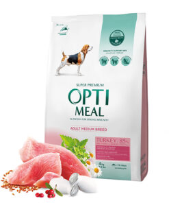Optimeal sausas šunų maistas su kalakutiena, 4kg
