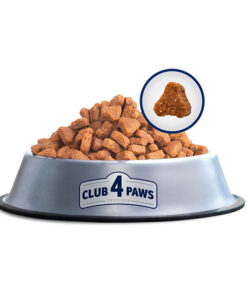 Club4Paws sausas šunų maistas su vištiena,skirtas didelių veislių šuniukams_