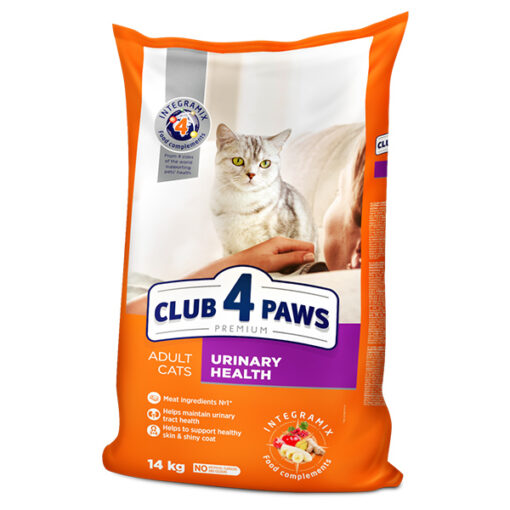 Club4Paws sausas kačių maistas Urinary health, 14kg