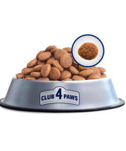 Club4Paws sausas šunų maistas su ėriena ir ryžiais, skirtas suaugusiems visų veislių šunims_