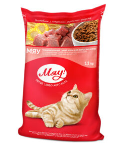 Miau visavertis sausas kačių maistas su karosais, 11kg