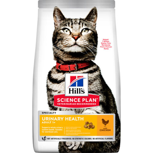 Hill's Science Plan Adult Urinary Health sausas kačių maistas su vištiena