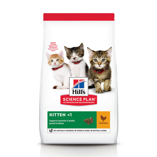Hill's Science Plan Kitten sausas kačiukų maistas su vištiena