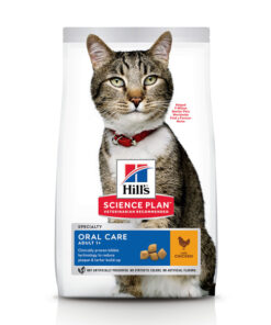 Hill's Science Plan Oral Care Adult sausas kačių maistas su vištiena