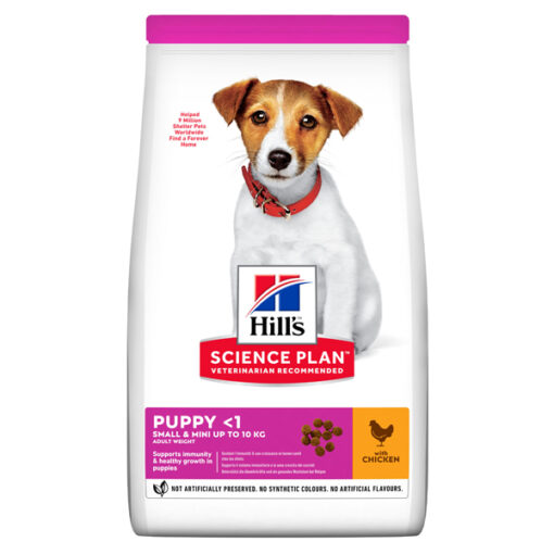 Hill's Science Plan Small & Mini Puppy sausas šuniukų maistas su vištiena