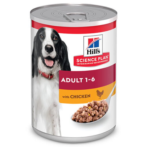 Hill's Science Plan Adult konservuotas šunų maistas su vištiena
