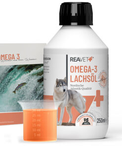 Reavet omega-3 lašišų aliejaus maisto papildas šunims ir katėms
