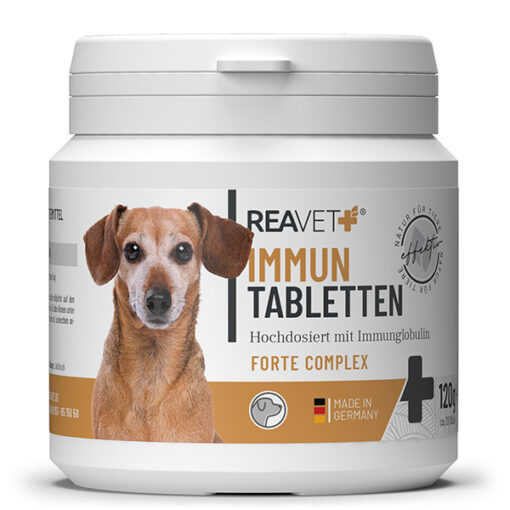 Reavet imuninei sistemai maisto papildas šunims, tabletės