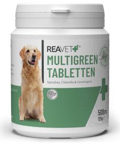 Reavet multigreen maisto papildas šunims, tabletės