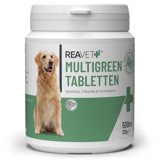 Reavet multigreen maisto papildas šunims, tabletės
