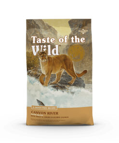 Taste of the Wild Feline Canyon River begrūdis sausas kačių maistas su upėtakiu ir rūkyta lašiša