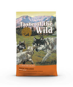 Taste of the Wild High Prairie Puppy begrūdis sausas šuniukų maistas su bizoniena ir elniena