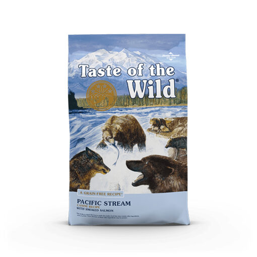 Taste of the Wild Pacific Stream begrūdis sausas šunų maistas su lašiša