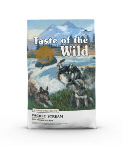 Taste of the Wild Pacific Stream Puppy begrūdis sausas šuniukų maistas su lašiša