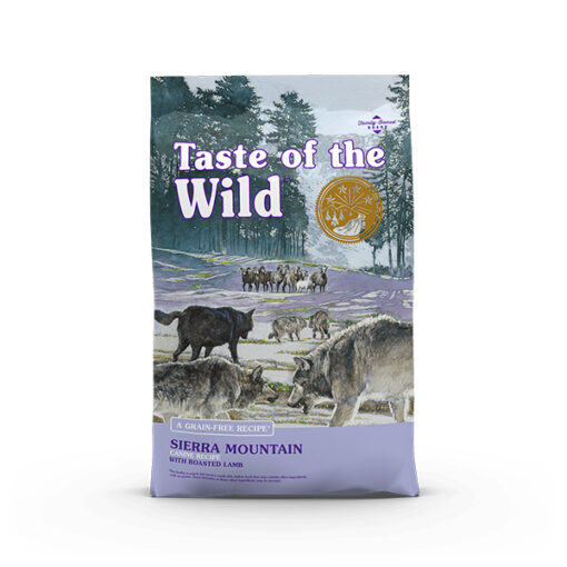 Taste of the Wild Sierra Mountain begrūdis sausas šunų maistas su ėriena
