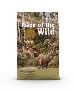 Taste of the Wild Pine Forest begrūdis sausas šunų maistas su elniena